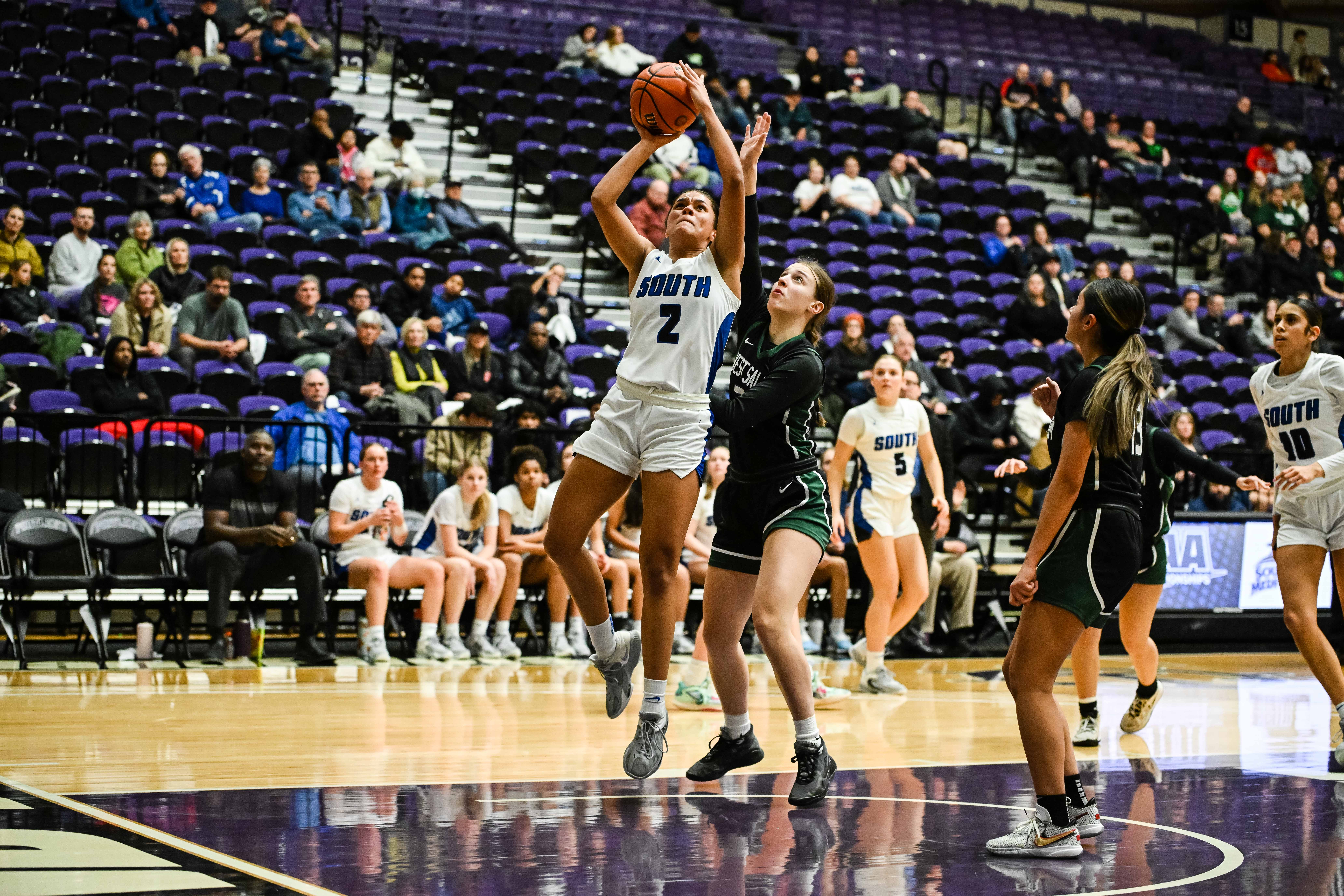 South Medford West Salem 6A Oregon girls basketball quarterfinal Naji Saker -44